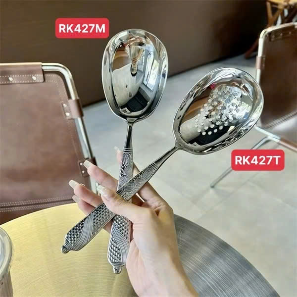 Muôi canh CRESTA inox 316 RK427M 27x7.8cm
