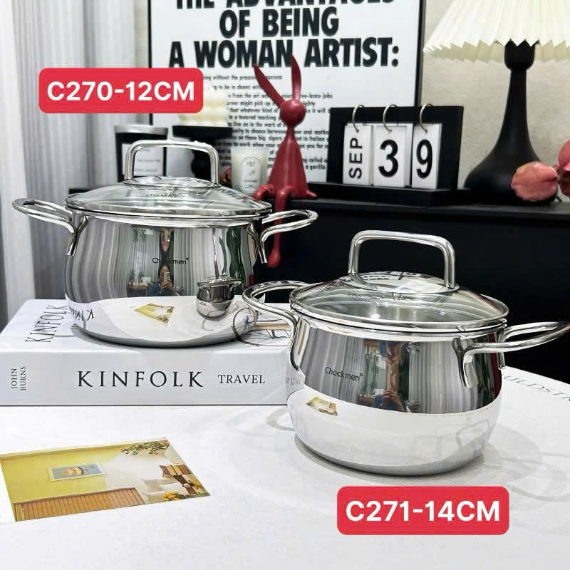 Nồi canh inox 18/10 Chockmen 12cm CKM-ZY3L12S