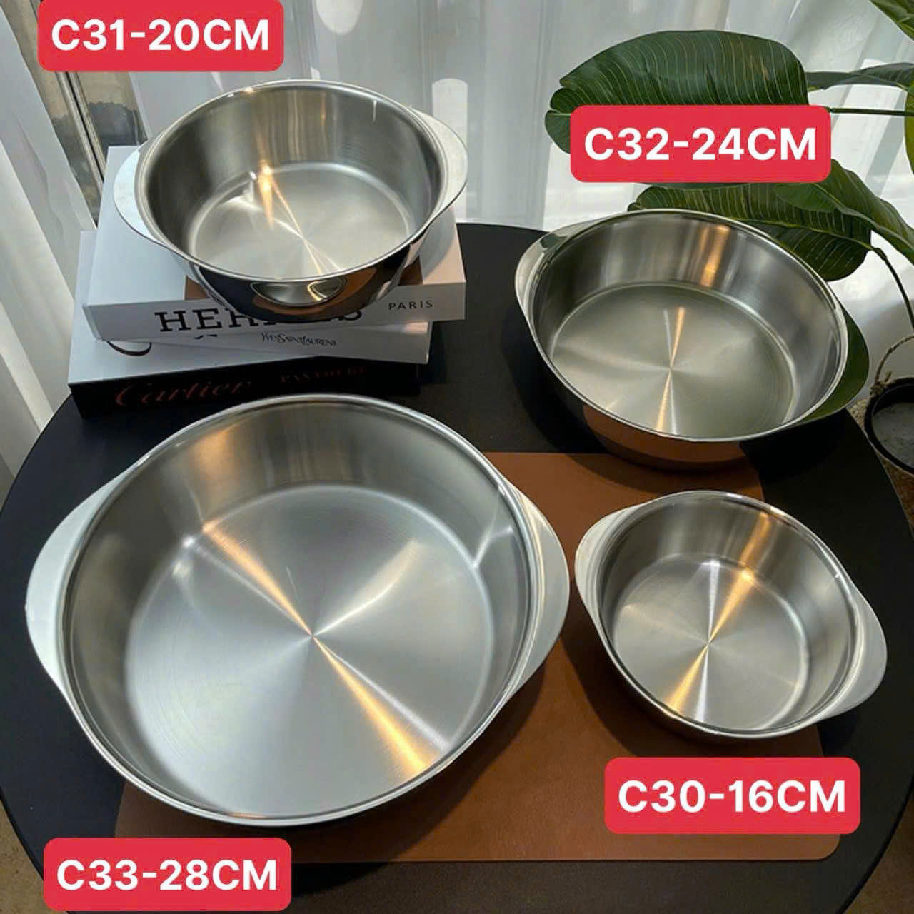 Nồi tai gấu inox 18/10 Chockmen 20cm CKM-BG20