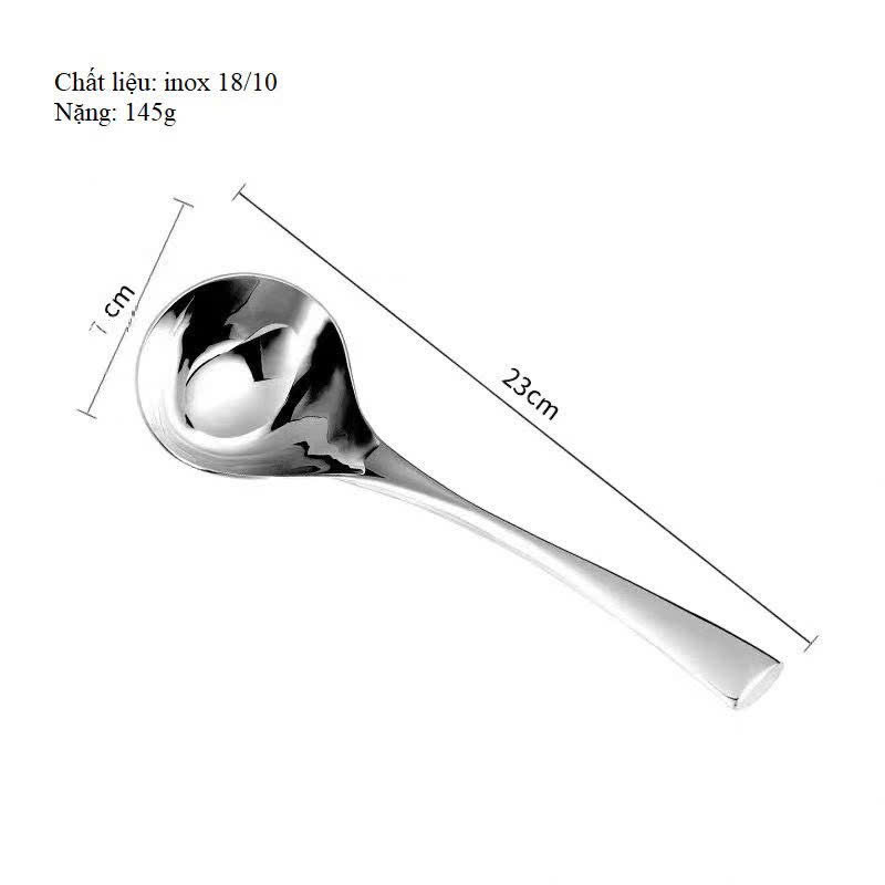 Muôi canh inox 18/10 OYTTON OYT-AL325MC. 23cm