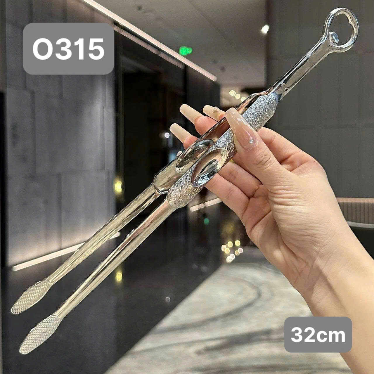 Kẹp BBQ inox 304 OYATTON 32cm NK-AL315WJ