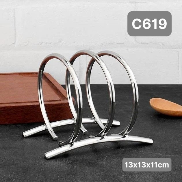 Giá đỡ dao thớt inox 18/10 Chockmen, kích thước: 13cm, CKM-CB22