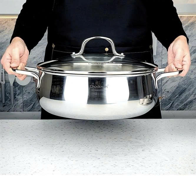 Nồi lẩu lùn Chockmen 30cm -C72, CKM-ZY3L30T