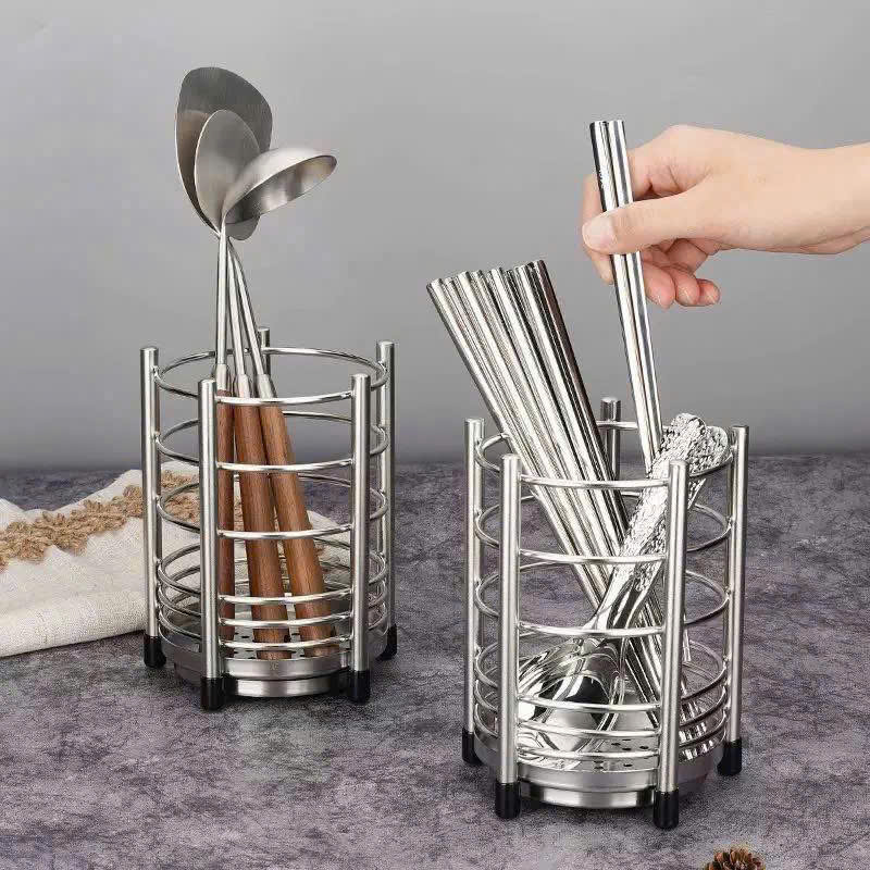 Giá đựng đũa thìa để bàn inox 316 cao cấp GUME model:GM-D2113S, màu bạc